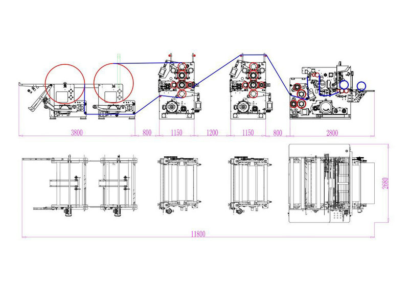 kitchen towel rewinding machine