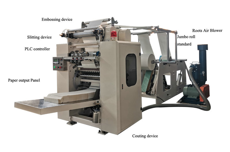 V fold hand towel machine