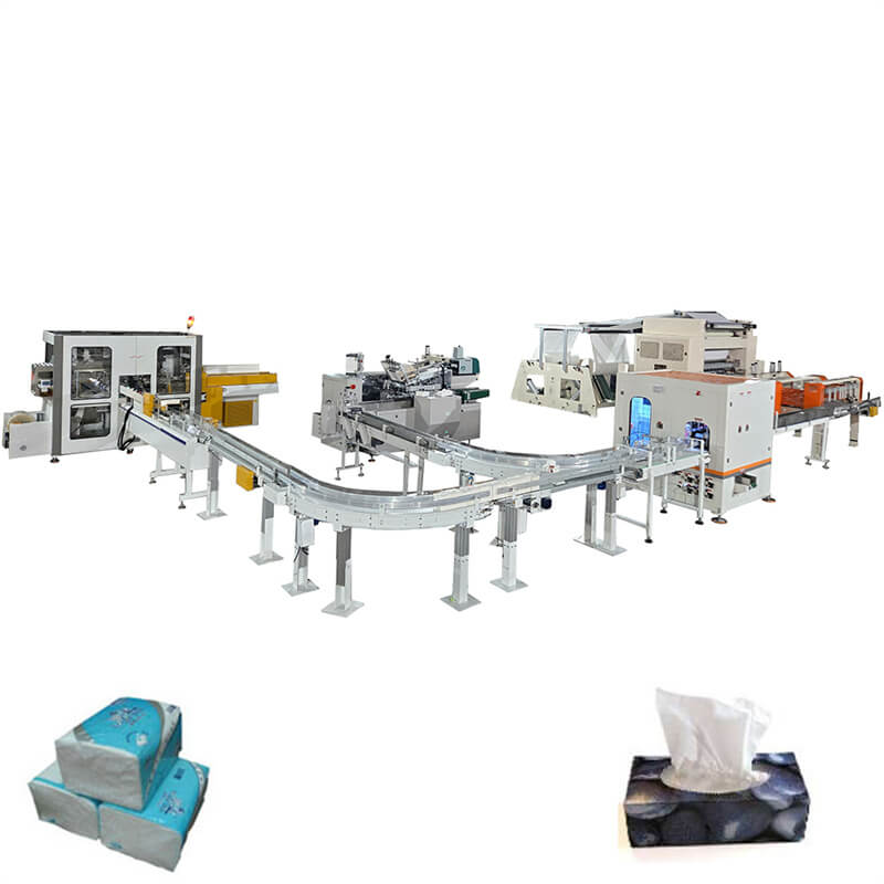 Automatic transfer carton box and plastic bag facial tissue machine production line.jpg