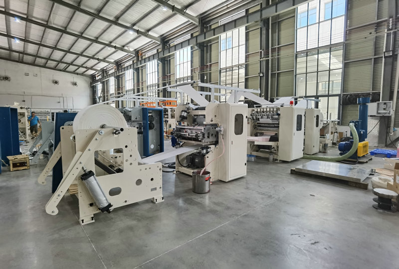 V fold hand towel paper machine