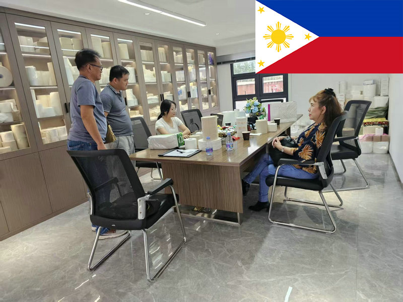 Automatic toilet paper & maxi roll production line in Philippines