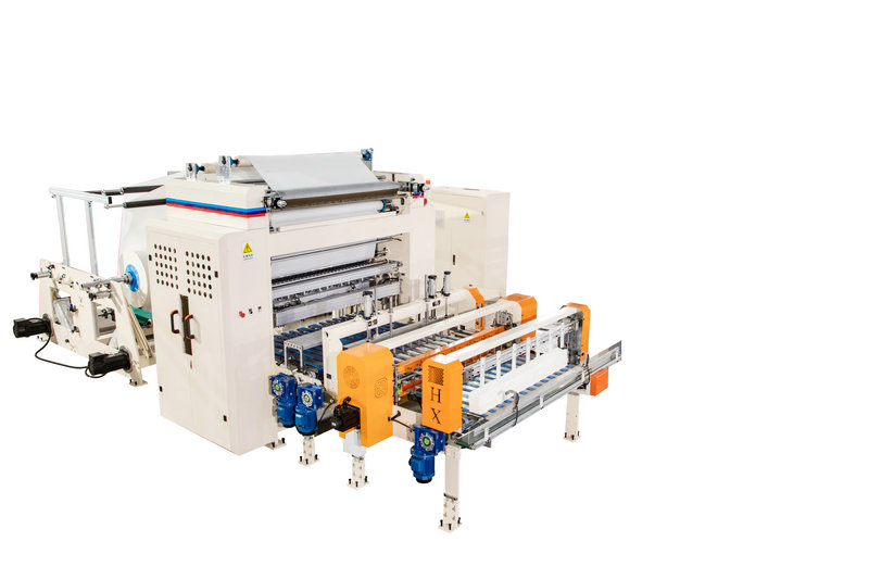 automatic transfer facial tissue machine