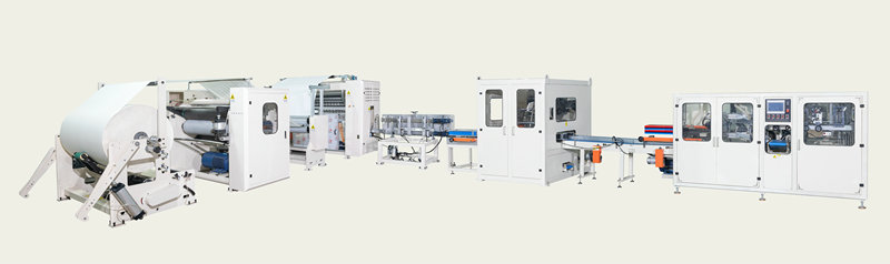 N fold hand towel production line
