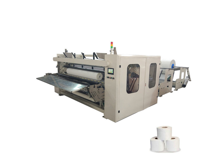 XY-TQ-B Automatic Toilet Paper Kitchen Towel Maxi Roll Rewinding Machine