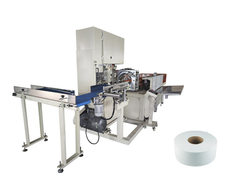 XY-AI-500 Automatic 150-300mm Cutting Diameter Maxi Roll Jumbo Towel Cutting Machine