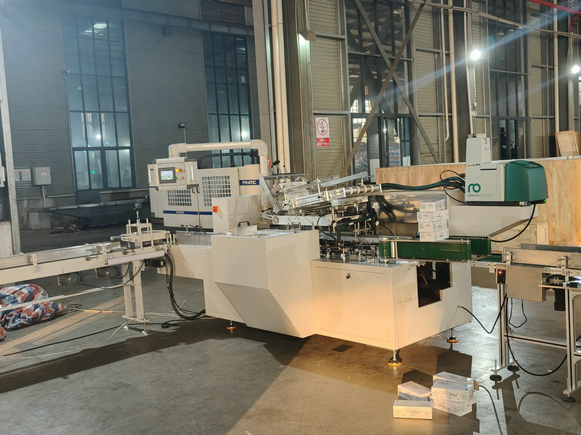 box facial tissue packing machine