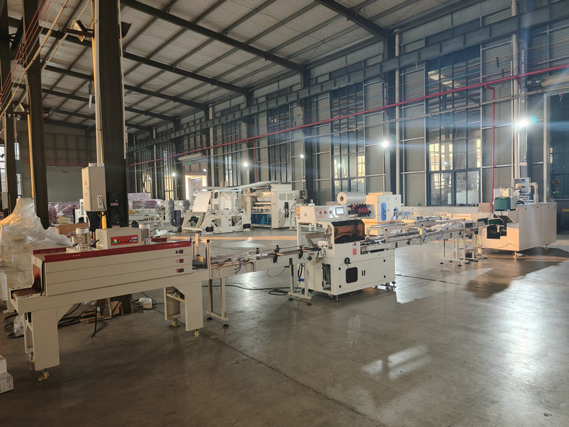 facial tissue heat shrink wrapping machine