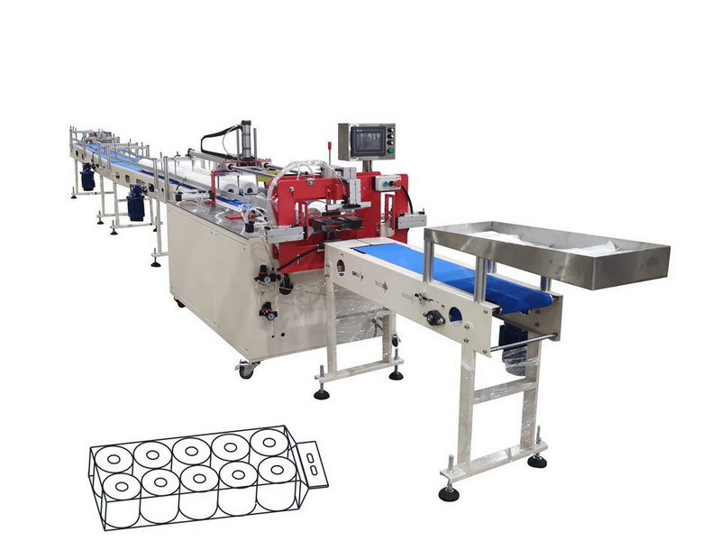 XY-AI-398A Good Price Easy Operation 10 Rolls Toilet Paper Packing Machine