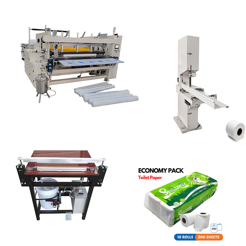 Start business small toilet paper roll machine production line price