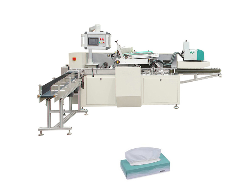 Good price carton box facial tissue paper packing machine