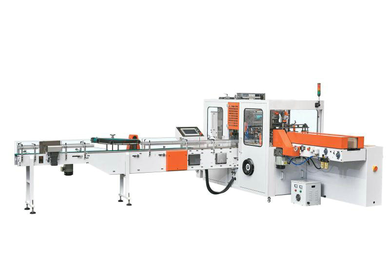 High speed soft bag facial tissue paper packing machine