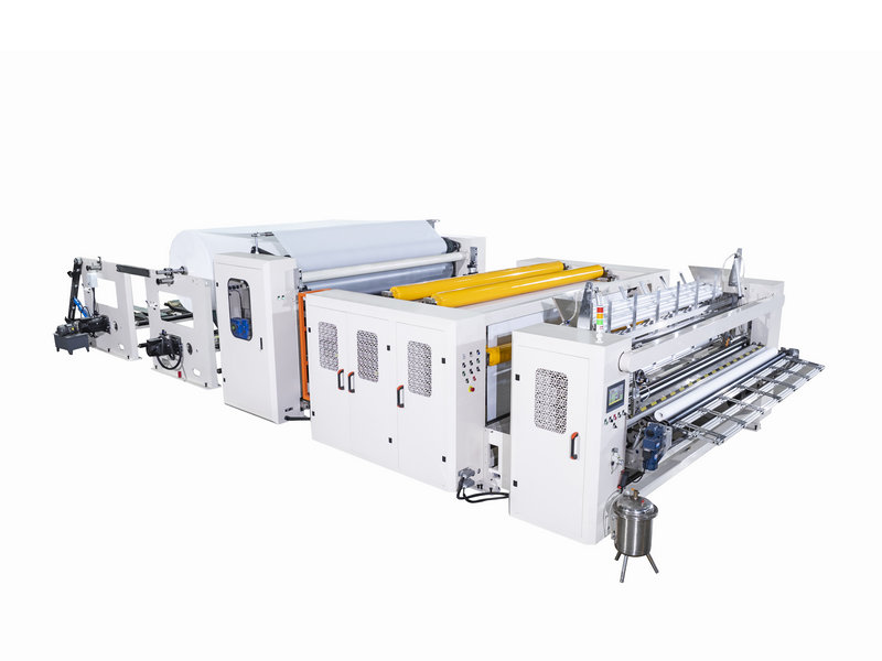 Solution of toilet paper kitchen towel maxi roll machine perforating distance