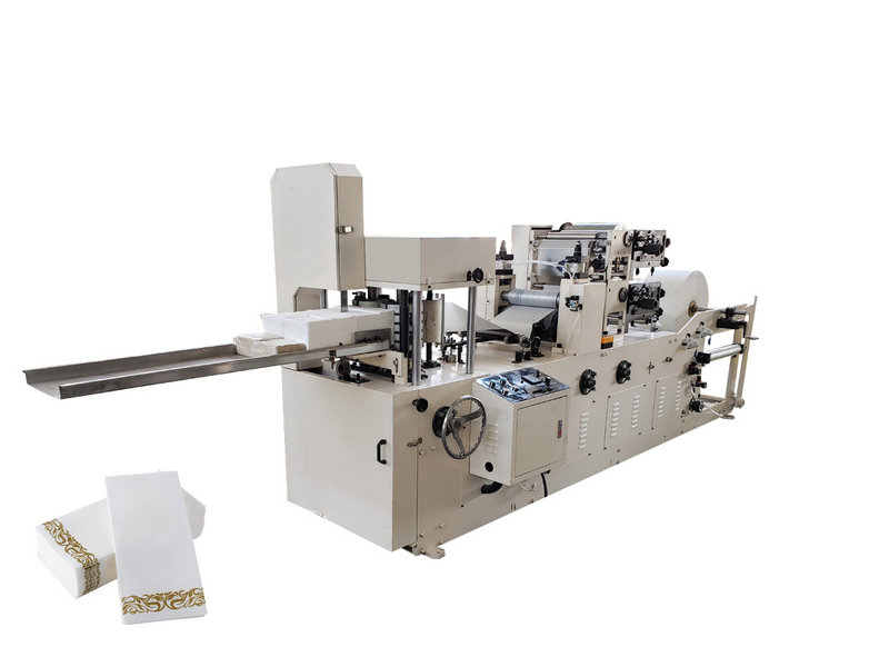 How to operate color printing device of napkin tissue machine