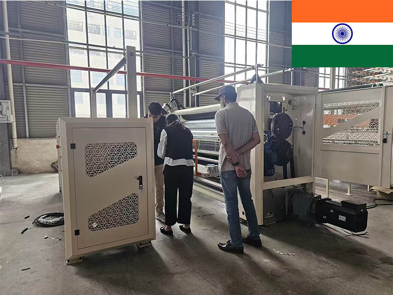 Glue lamination N fold hand towel machine in India