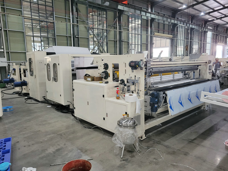 bathroom roll rewinding machine