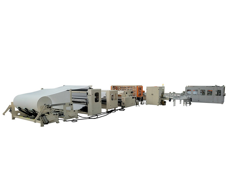Fully automatic 30 rolls glue lamination toilet paper roll making machine