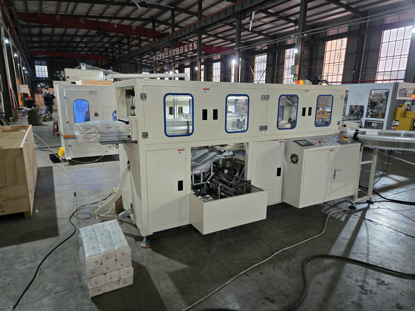 facial tissue bundle packing machine
