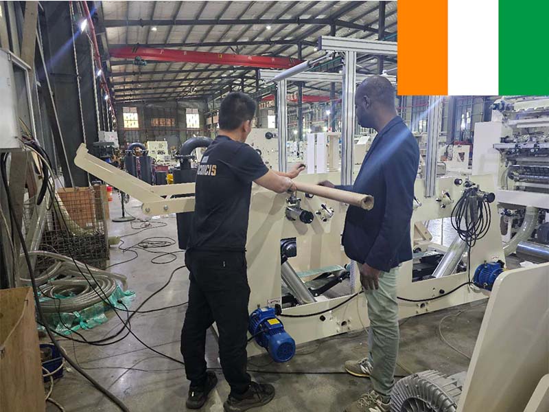 Home business V fold facial tissue paper making machine in Côte d'Ivoire
