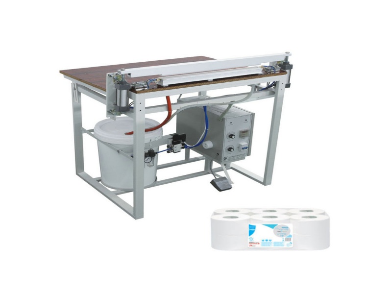 Semi auto manual toilet paper sealing machine