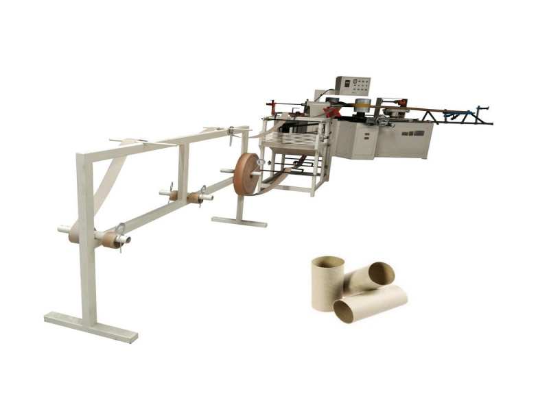 Automatic paper roll core making machine