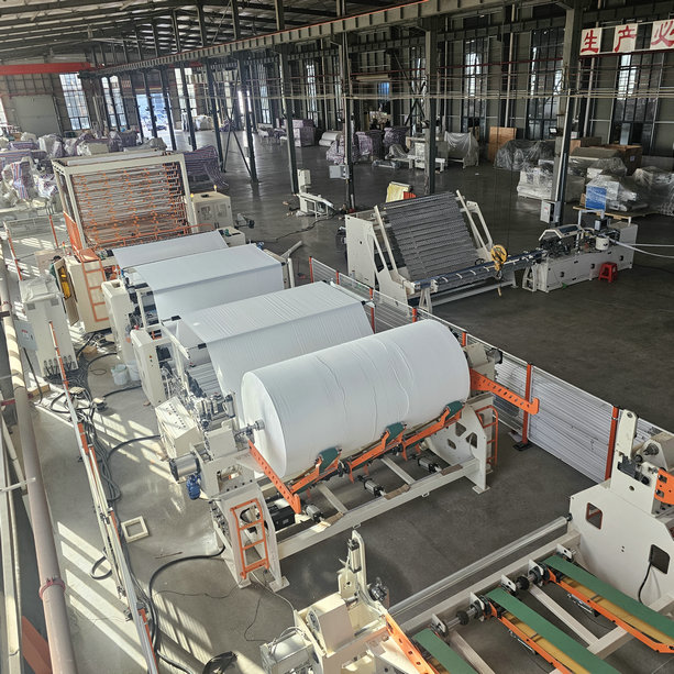 non stop kitchen towel production line