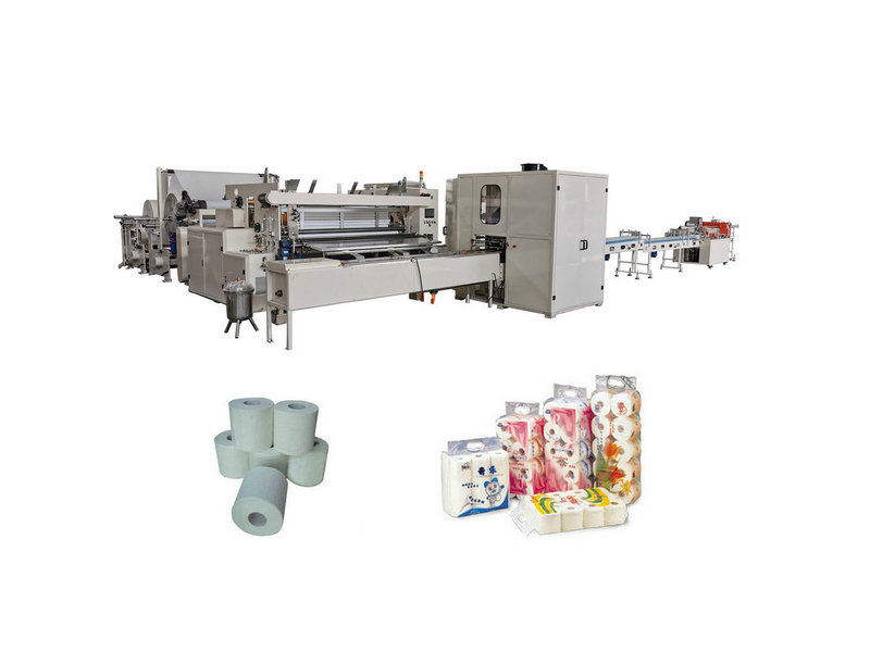 Full Automatic Toilet Paper and Kitchen Towel Machine Production Line