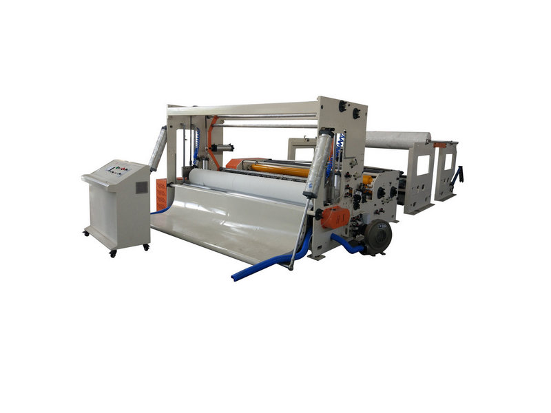 High speed jumbo roll slitting machine