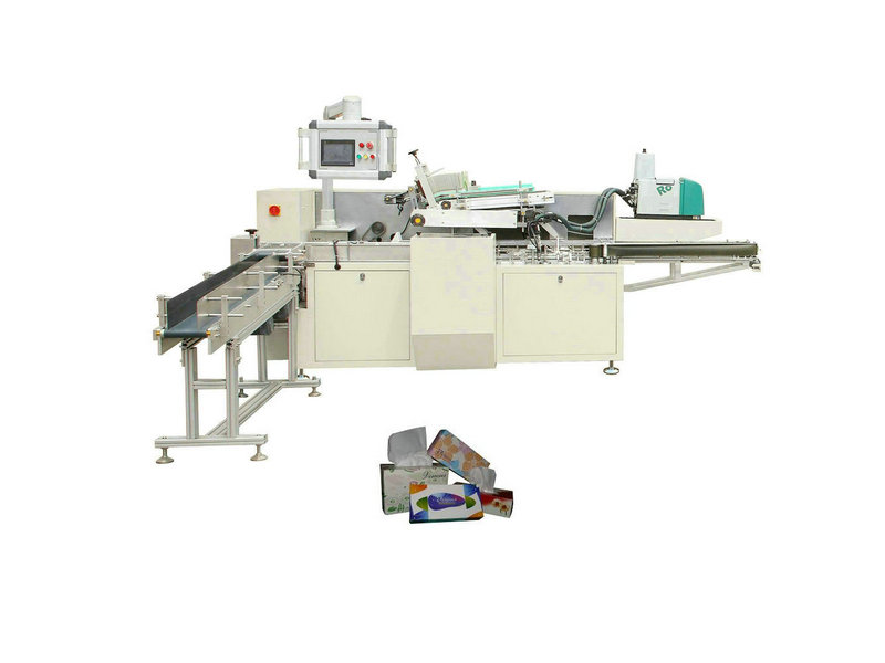 Automatic Facial Tissue Carton Box Packing Machine