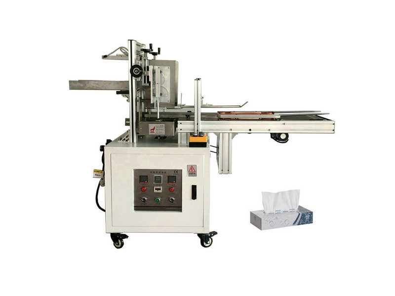 Semi Automatic Facial Tissue Carton Box Packing Machine