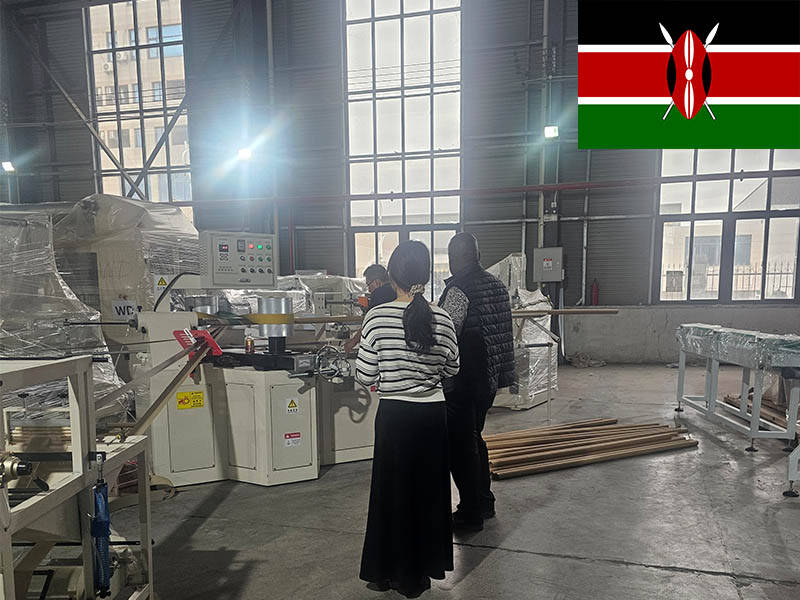 Hot sell 10 rolls small toilet paper making machine production line in Kenya