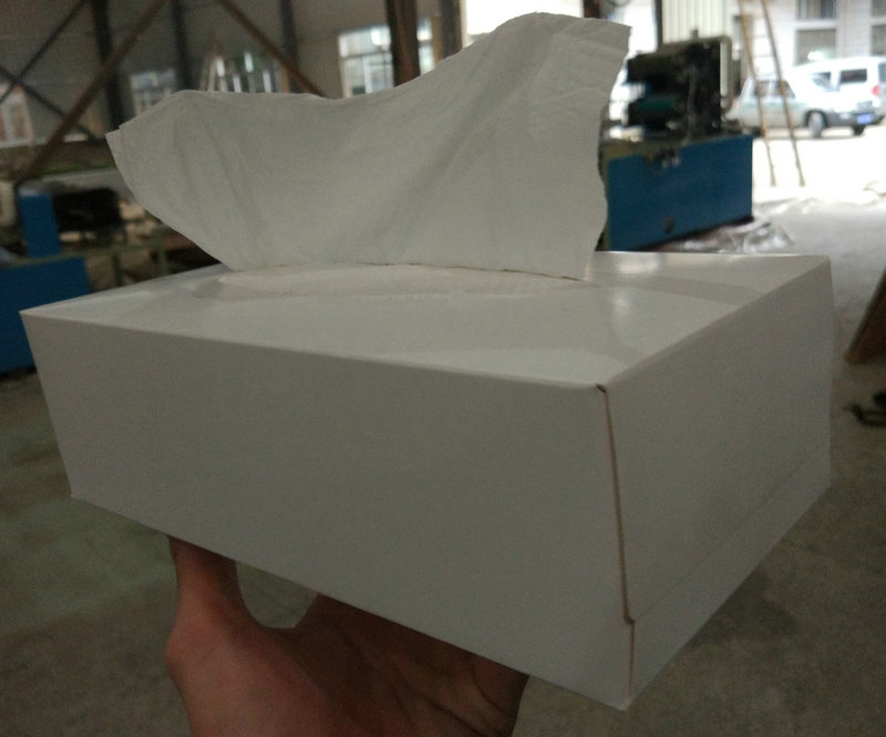 box facial tissue machine