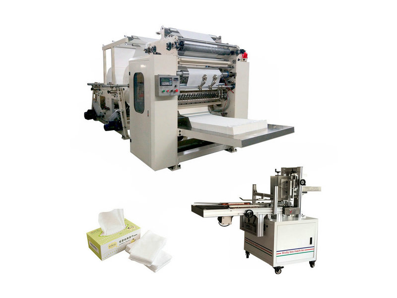 Xinyun hot sale interfold facial tissue paper slitting making machine