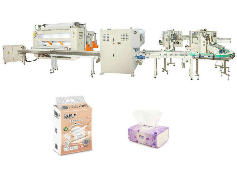 Xinyun soft-drawing facial tissue machine production line