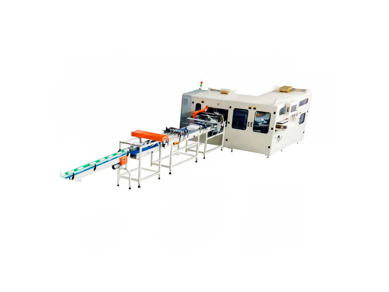 Full automatic facial tissue paper bundle packing machine