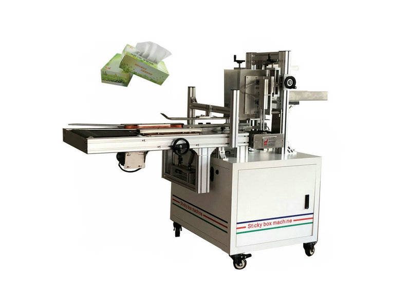 China manufacturer tissue paper box wrapping machine