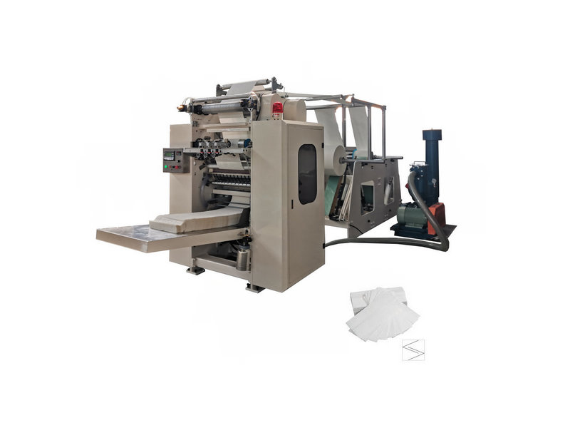 2lines automatic V type hand towel paper embossing machine