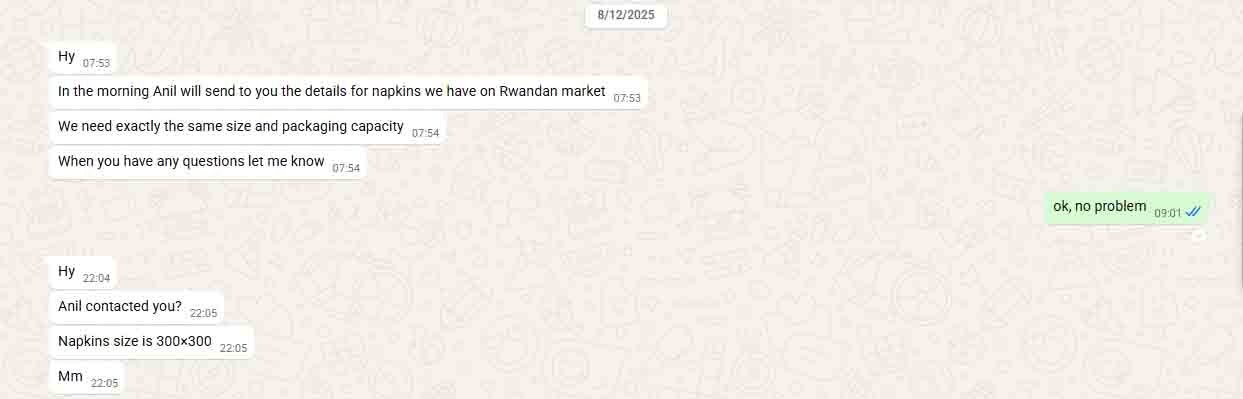 napkin paper machine