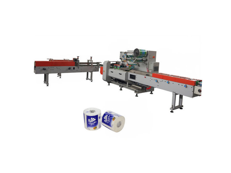 China made toilet tissue single roll packaging machine