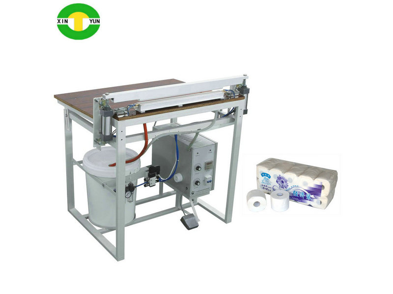 Best seller semi auto rolls toilet paper packing machine