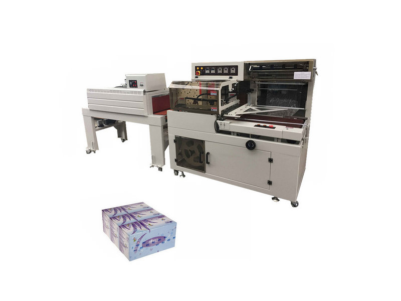 Automatic box tissue collective thermal shrink packing machine