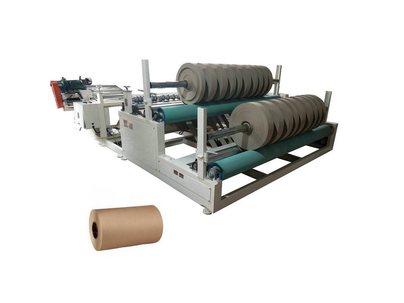 Automatic kraft paper roll base paper slitting machine