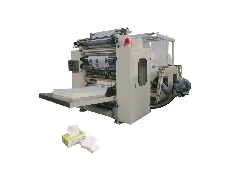3lines V fold facial tissue paper converting machine