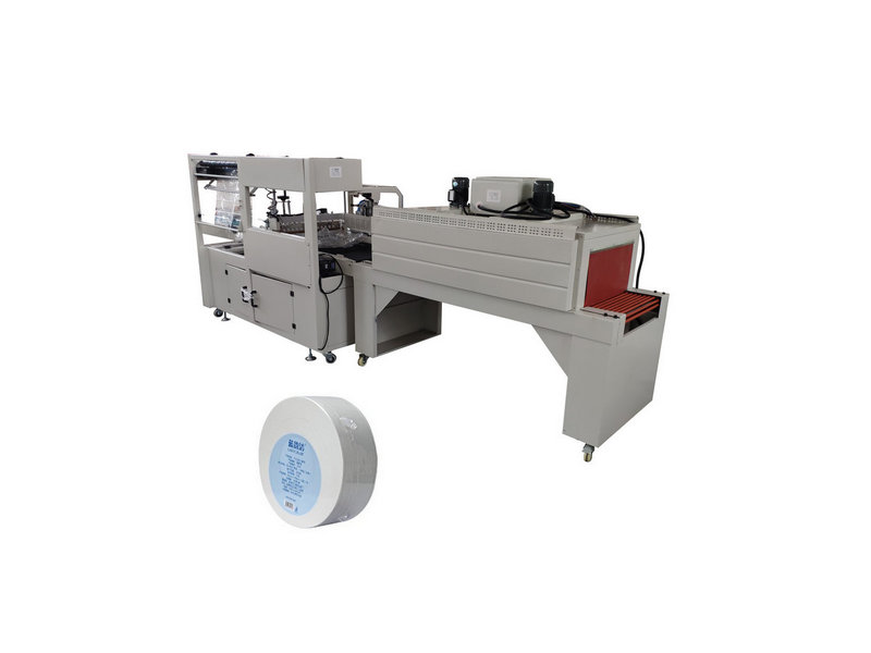 Automatic JRT jumbo roll toilet tissue paper shrink tunnel packing machine