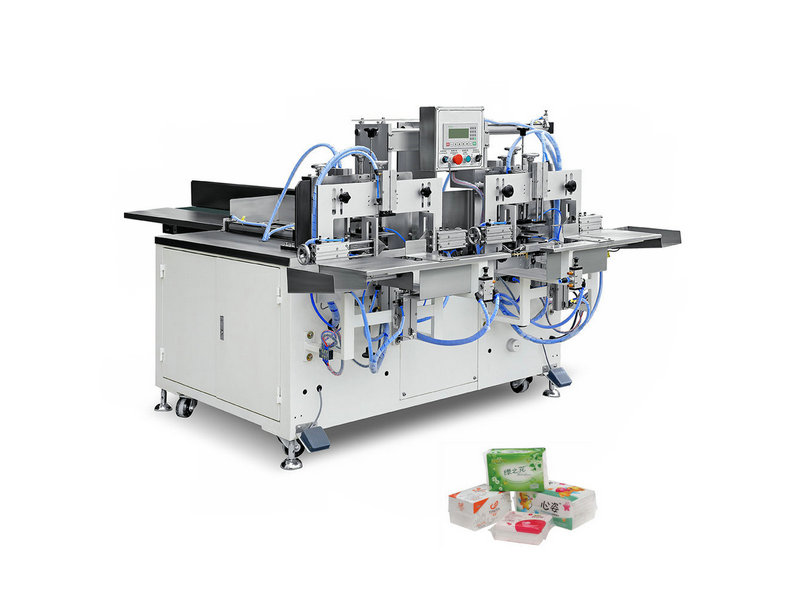 Double head facial tissue paper bag sealing machine