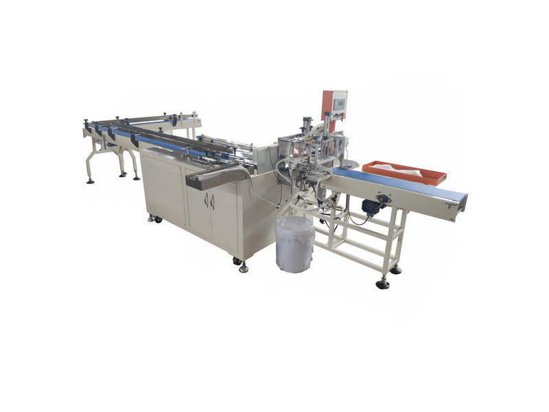 Semi auto facial tissue paper multi bag packng machine