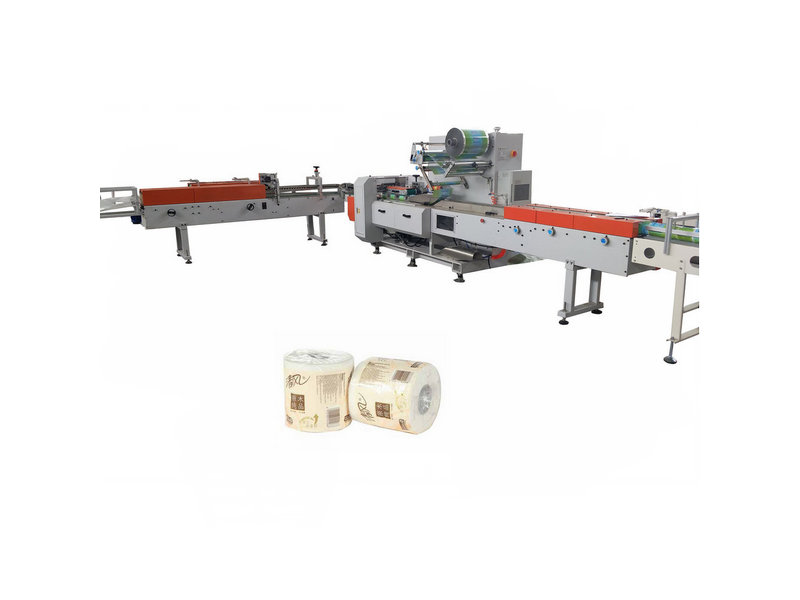 Full auto toilet paper single roll packing machine