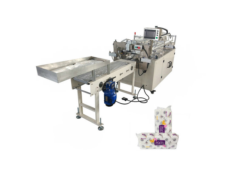 Semi-Automatic Toilet Paper Packing Machine for Multiple Rolls