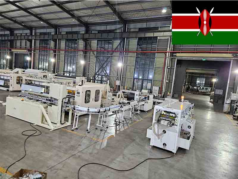 toilet paper roll production line