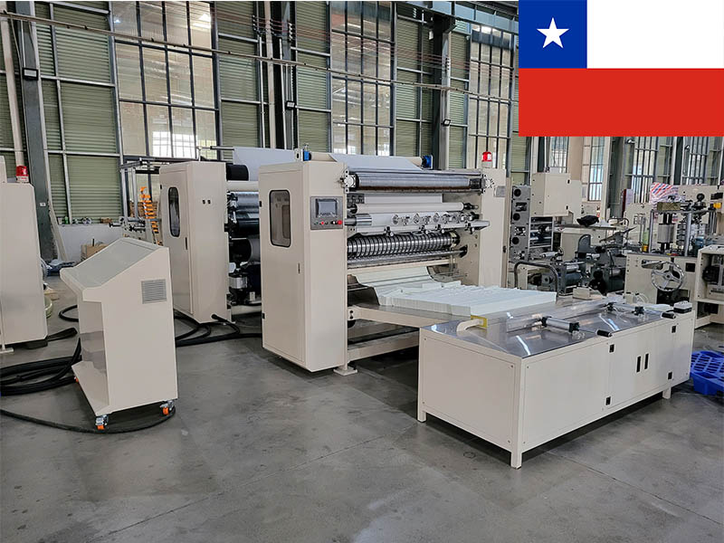 After-sales service for N fold glue lamination hand towel machine in Chile