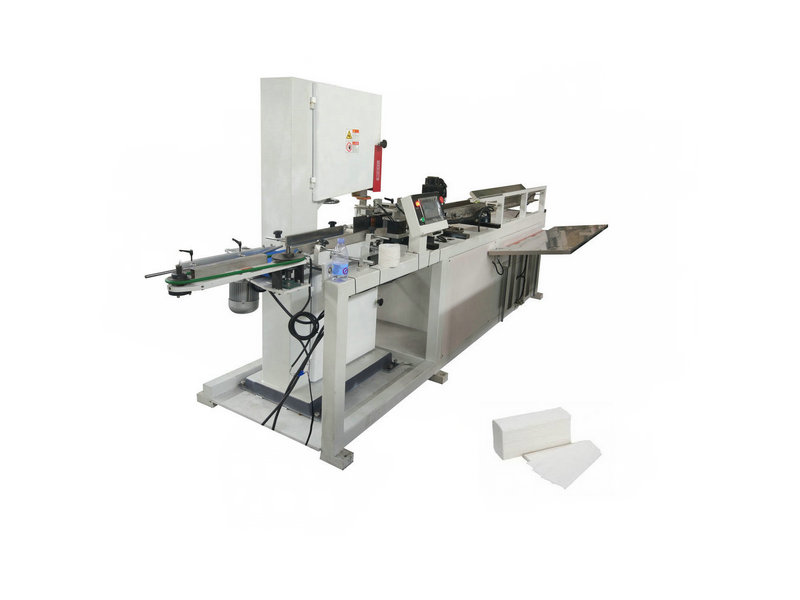 Automatic hand towel paper cutting machine